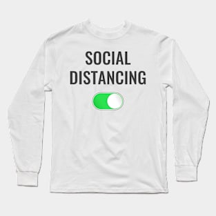 Social Distancing On Long Sleeve T-Shirt